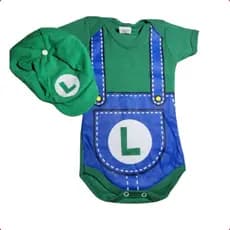 Kit Body Bebê Personalizado Mesversário Luiggi Menino + boina