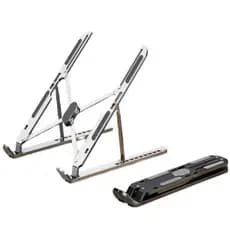 Alumínio Laptop Suporte Base Notebook Tablet Dobrável Portátil + saco de armazenamento -U6