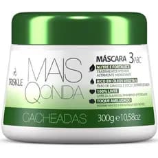 Triskle Mais Q Onda Máscara Tratamento Creme Curvatura Cacheadas Hidratação Definição 300g