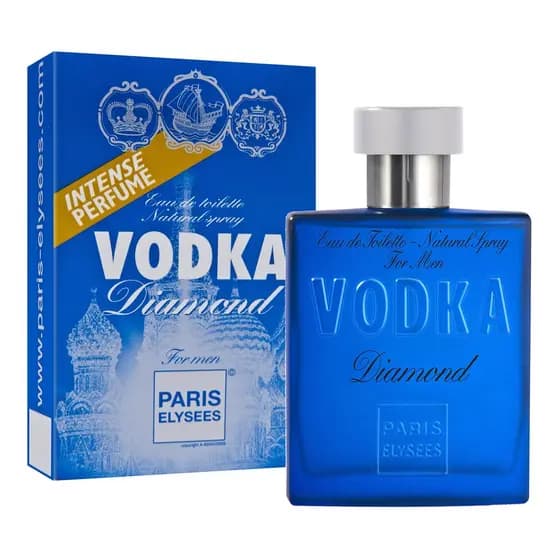 Perfume Vodka Diamond 100ml Edt Paris Elysees Original Lacrado - Perfume Masculino