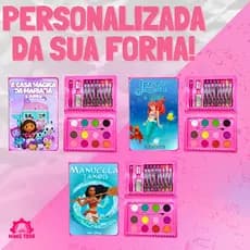 Lembrancinhas Maleta Estojo De Pintura Personalizadas 24pçs