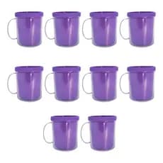 Kit 10 Canecas Acrilicas Rosqueaveis Para Colorir 350ml Lembrancinha Festa Aniversario Infantil 11 cores