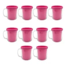 Kit 10 Canecas Para Lembrancinhas Para Fotos Rosa Pink