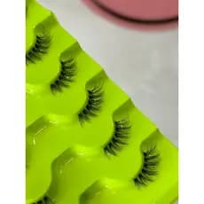 Cartela 6 Pares Cantinho de olho - VERDE - YK406 OU YK407 - Cerdas Bem Naturais