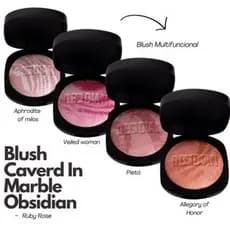 Blush Carved In Marble Obsidian  - RUBY ROSE - EDIÇÃO LIMITADA