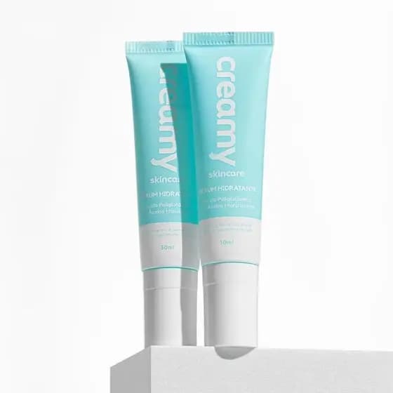 CREAMY SKIN CARE - Sérum Hidratante com Ácido Hialurônico - CS MAKEUP STORE