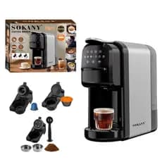 Cafeteira Elétrica Multibebidas Automática 3 em 1 Capsulas