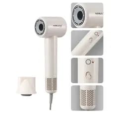 Secador Cabelo Viagem Supersonic 110000 RPM 1600W Alta Velocidade Ion negativos