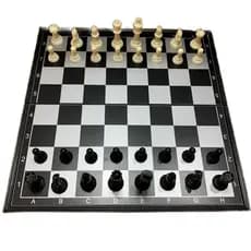 Jogo Xadrez Tabuleiro Profissional 30X30CM Dobrável Magnético C/ Imã Pronta Entrega