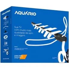 Kit Antena Externa Digital Aquário Dtv-3000 com Cabo 15 Metros
