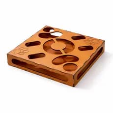 Labirinto Brinquedo para Gatos Enriquecimento Ambiental Corre Corre MDF - Durável e Resistente