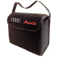 Bolsa Organizadora Para Porta Malas Audi Ferramentas Multiuso Acarpetado Preto
