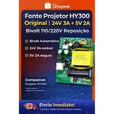 Fonte original para projetor hy300