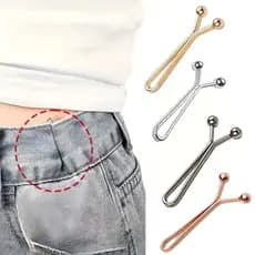 Clips Prático para Ajuste de Cintura em Calças e Jeans Bermuda Shorts