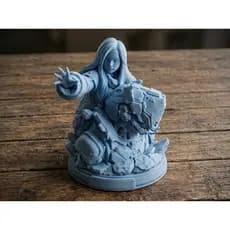 Estátua Pragmata Diana e Hugh 3D | Diorama Gamer Decorativo | Colecionável Geek