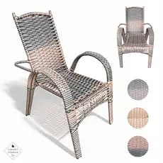 Cadeira para Área externa de Fibra Sintetica para Sitio Piscina Varanda Luxo Adulto Junco Cadeira de Balanço fixa