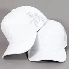 Boné Masculino Branco Fechado Casual Streweear Ajustavél Tamanho Un