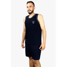 Pijama Masculino  Regata De verão Curto de dormir confotável