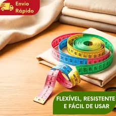 Fita Métrica De Fibra 1,5M Flexível Para Medidas Corporais Costura E Artesanato Alfaiate