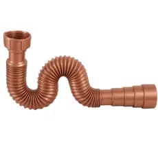 Sifão Sanfonado Flexível Rose Gold P/ Pia