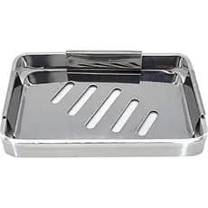 Porta Sabonete P Banheiro Saboneteira Metal Inox Para Nicho