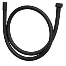 Engate Flexivel Silicone P/ Ducha Higiênica Preto Fosco