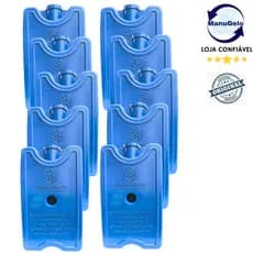 Gelo em gel artificial reutilizavel rigido 200 ml Gelotech placa de gelo gelox cooler