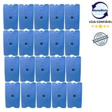 Kit placa bolsa gelo artificial reutilizavel rigido 500 ml gelox cooler transporte