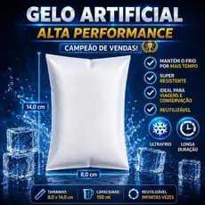 Gelo artificial flexível 150 ml alta performance Kits 5 a 20 un placa gelox reutilizável cooler casa
