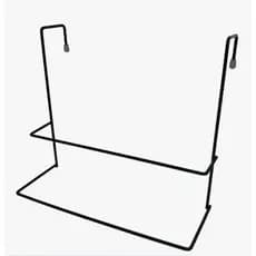 Suporte Para Toalha Duplo Preto
