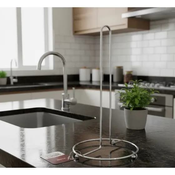 Suporte para Papel Toalha de Mesa Cromado para Coiznha
