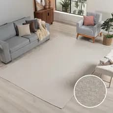 Tapete 3,00 M X 2,00 M Antiderrapante Clean Moderno Elegante Sofisticado Para Sala Quarto Escritório