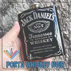 Cantil Whisky Personalizado Preto