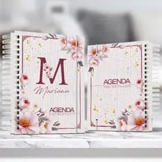 Agenda 2026 Personalizada Planner 2026 Com Inicial e Nome na Capa