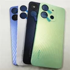 Para Infinix Smart 7 HD X6516 Tampa Plástica Traseira Da Bateria Do Painel Traseiro Peças De Reparo Caixa Porta
