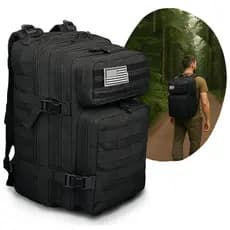Mochila Tática Militar Grande Forte Impermeável 50 Litros Camping Trilha Acampar