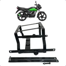 Suporte De Bau MOTTU Sport 110 e 110i Bagageiro para Caixa de Moto TVS Mottu  - Pode Levar Garupa