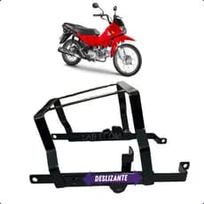 Suporte de Baú Pop 110 a partir de 2016 Reforçado Pode Levar Garupa - Bagageiro Moto