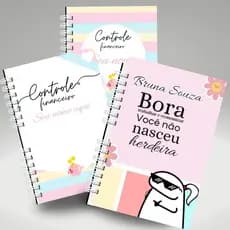 Caderno de Controle Financeiro personalizado com seu nome 2026 minhas contas organizadas