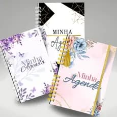 Agenda Permanente Personalizada 60 folhas planner mensal