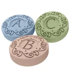 Forma de Silicone Alfabeto Arabesco Letra | Lembrancinha | Sabonetes  Artesanais