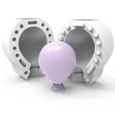 Forma de Silicone Mini Balão de Ar | Lembrancinhas | Sabonetes Artesanais | Velas