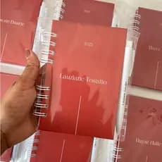 20 Kits Bloquinhos + Canetas personalizada bloco A6 com caneta personalizados caderneta agendinha lembrancinha