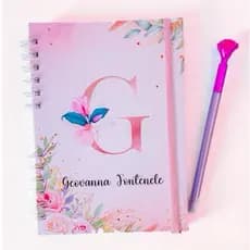 Caderno Personalizado Pautado 21x15 Caderno Agenda Caderneta Caderno com logo caderno com nome