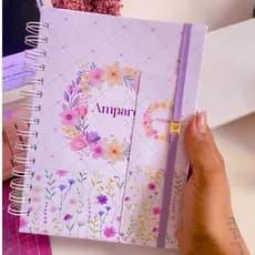 Caderno A5 Personalizado 21x15 caderno pautado caderneta agendinha agenda lembrancinha