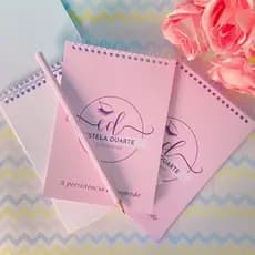 Kit Bloquinhos + Lápis personalizado com a logo ou tema que preferir Lembrancinha curso ou qualquer tema 10x14 caderneta