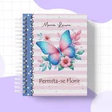 CADERNO A5 PERSONALIZADO COM NOME E COM FRASES MOTIVACIONAIS  CADERNO AGENDA COM NOME CADERNETA