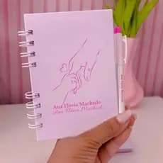3 Kits Bloquinho A6 + Caneta personalizada como preferir Mimo lembrancinha tcc bloquinho bloco caderneta cadernetinha