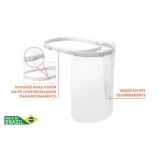 Mascara de Proteção Facial Escudo Face Shield Brinox 186 x 180 x 240 mm