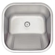 Tanque de Encaixe Tramontina Hera 23 L em Aço Inox Acetinado 40x40 cm